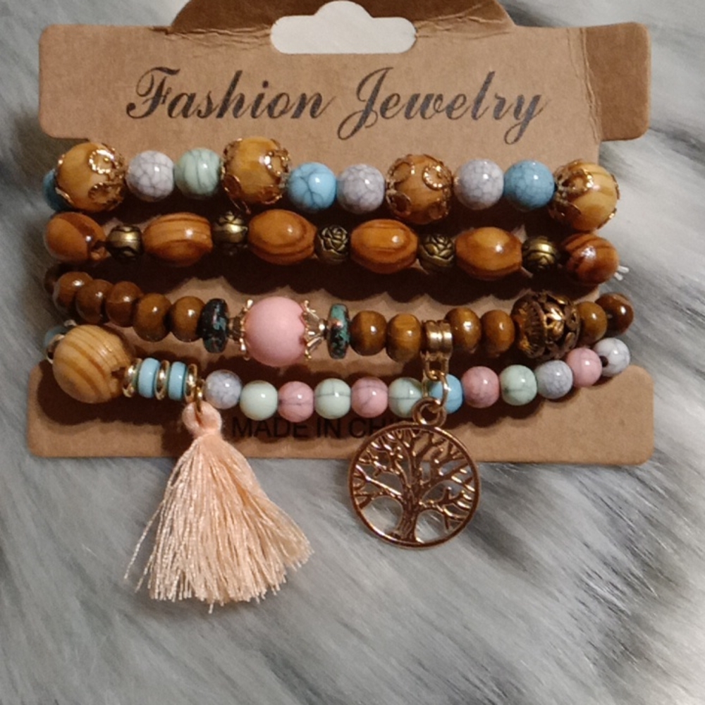 Stack Bracelets pastels